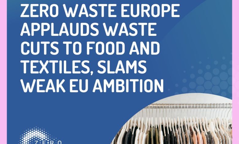 EU to introduce new rules to cut food, textile waste